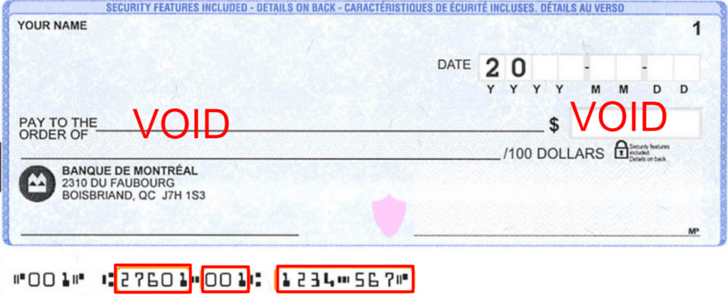BMO Sample Cheque: Get Your BMO Void Cheque in 2026