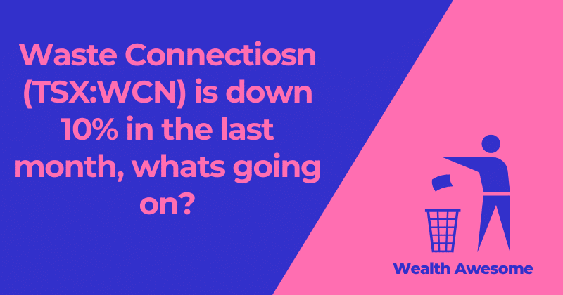 Waste Connections (TSX:WCN) is down 10% in the last month, whats going on?